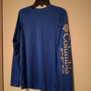 Columbia Men's Blue Long Sleeve Shirt